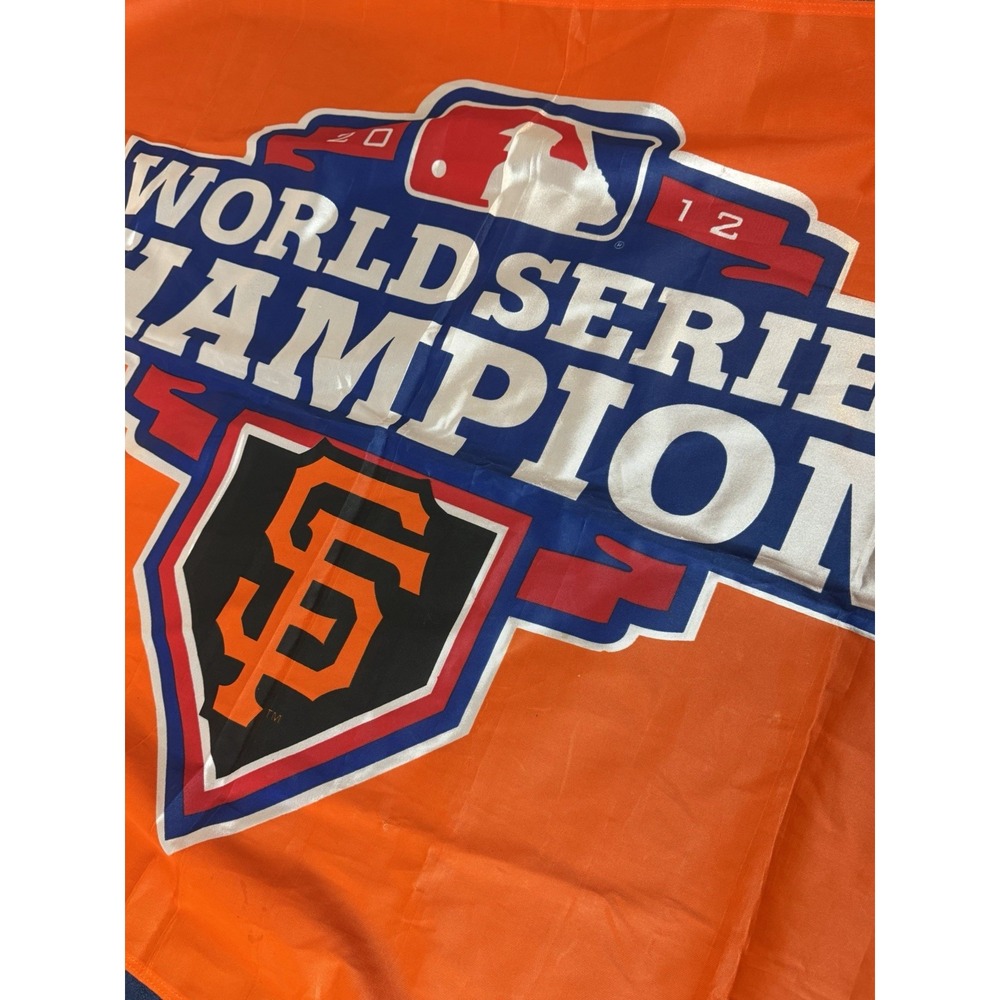 MLB 2012 World Series SF Giants Champions Banner Flag Rico Industries 36x60